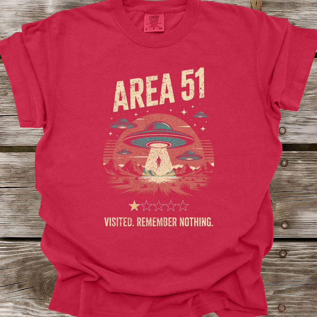 Area 51 One Star Rating T-Shirt