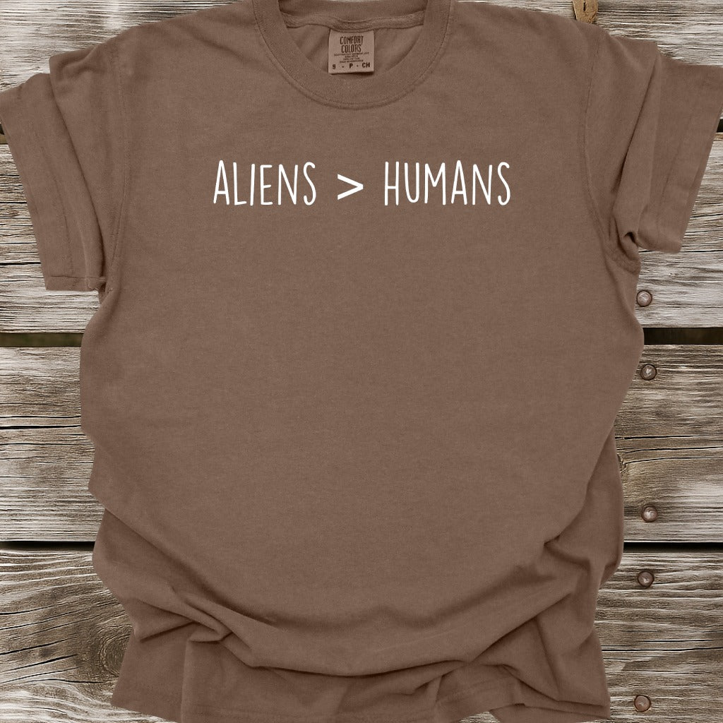 Aliens Greater Than Humans T-Shirt