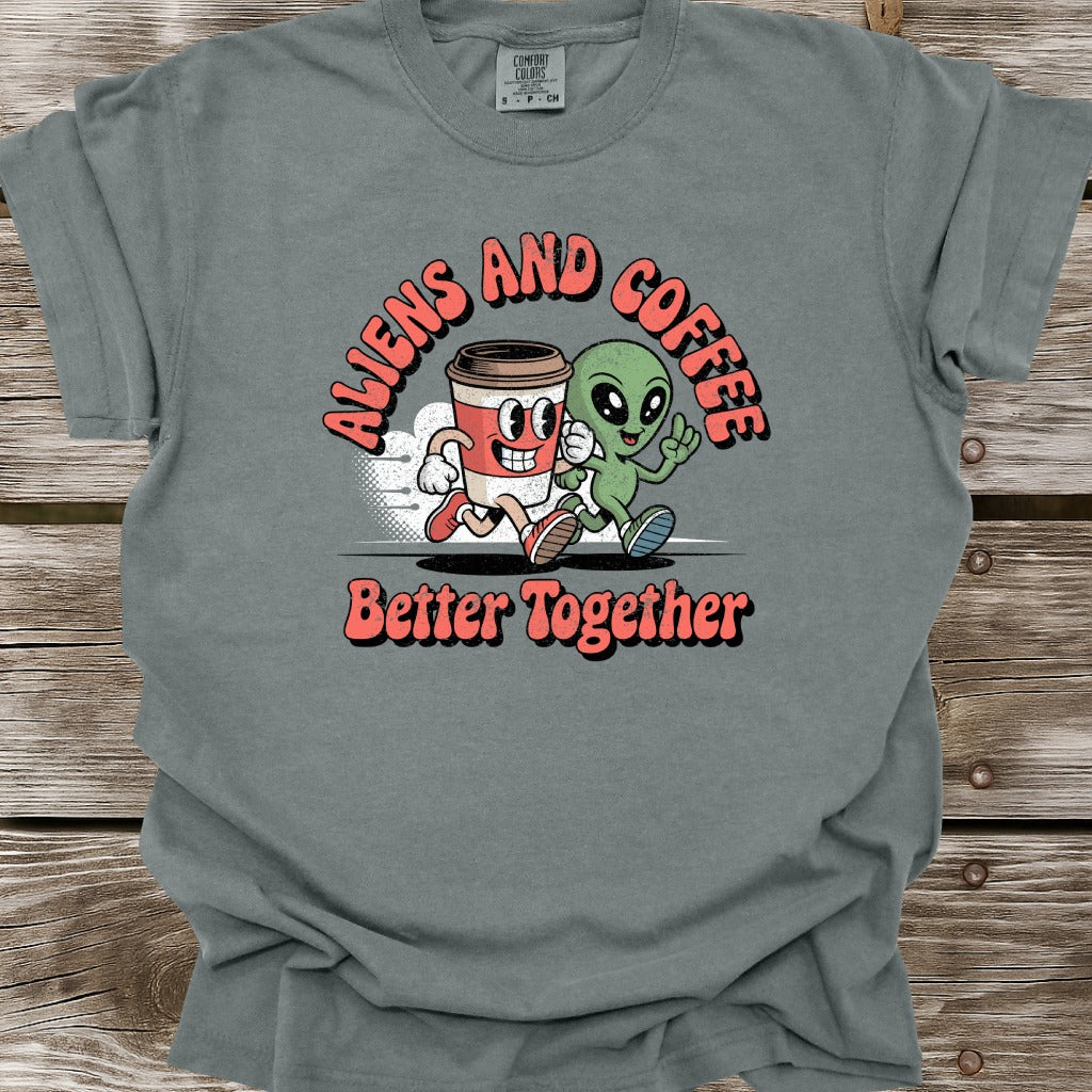 Aliens and Coffee T-Shirt
