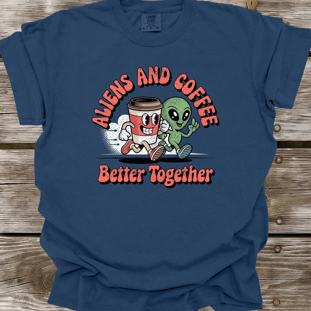 Aliens and Coffee T-Shirt