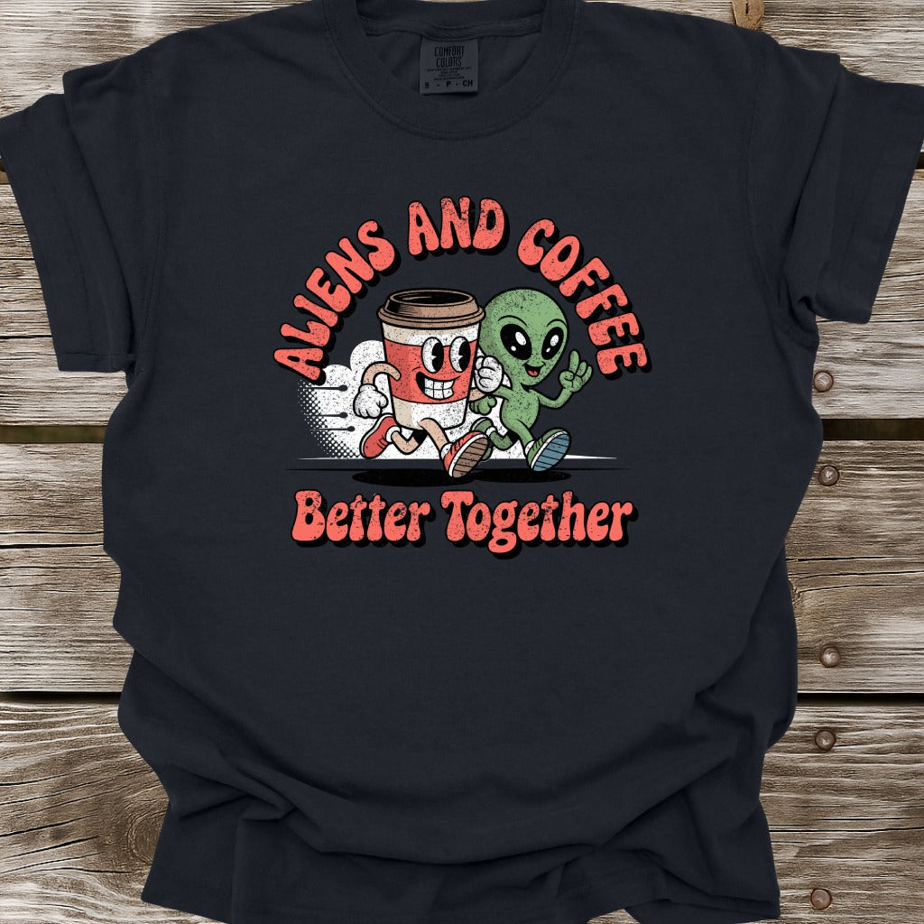 Aliens and Coffee T-Shirt