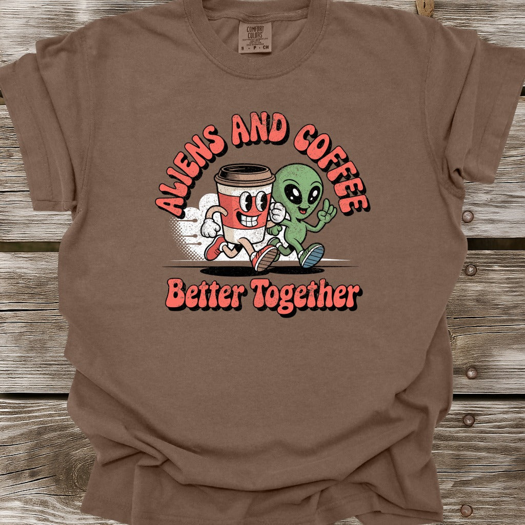 Aliens and Coffee T-Shirt