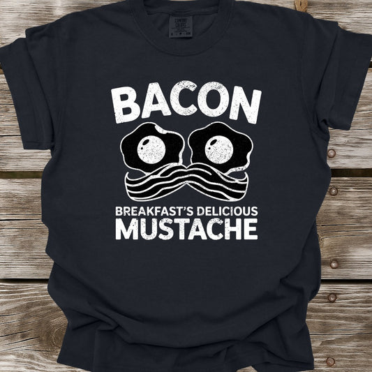 Bacon: Breakfast's Delicious Mustache T-Shirt
