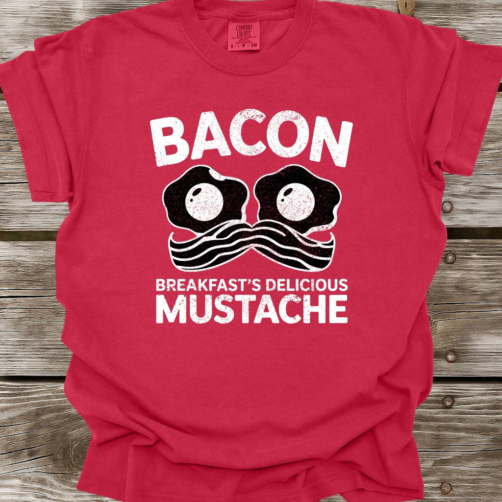 Bacon: Breakfast's Delicious Mustache T-Shirt