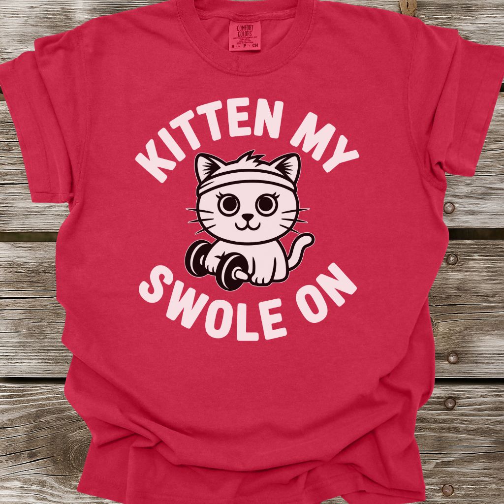 Kitten My Swole On T-Shirt