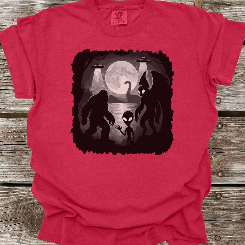 Cryptids in the Moonlight T-Shirt