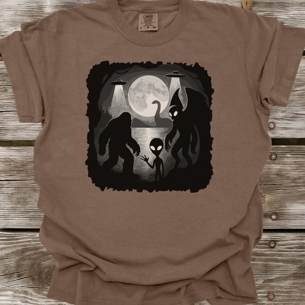 Cryptids in the Moonlight T-Shirt