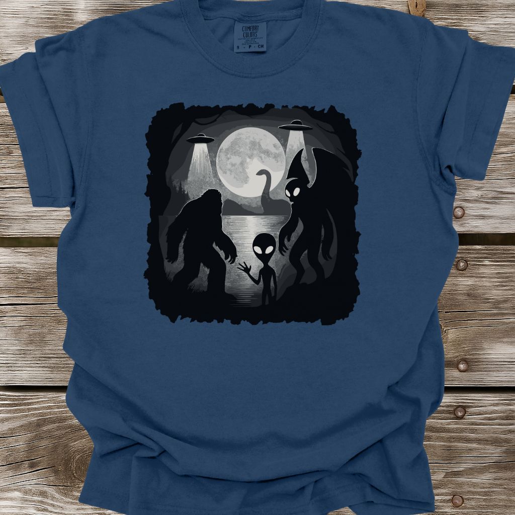 Cryptids in the Moonlight T-Shirt