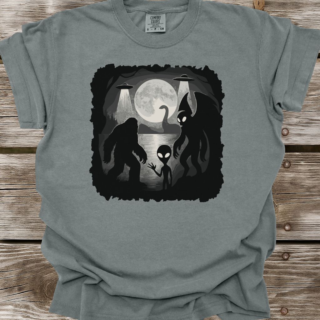 Cryptids in the Moonlight T-Shirt