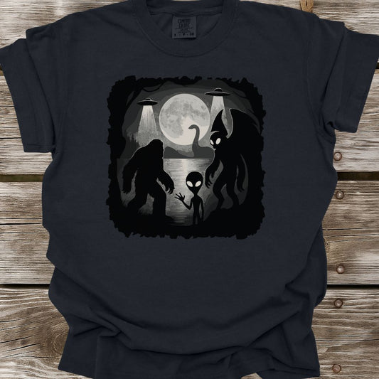 Cryptids in the Moonlight T-Shirt