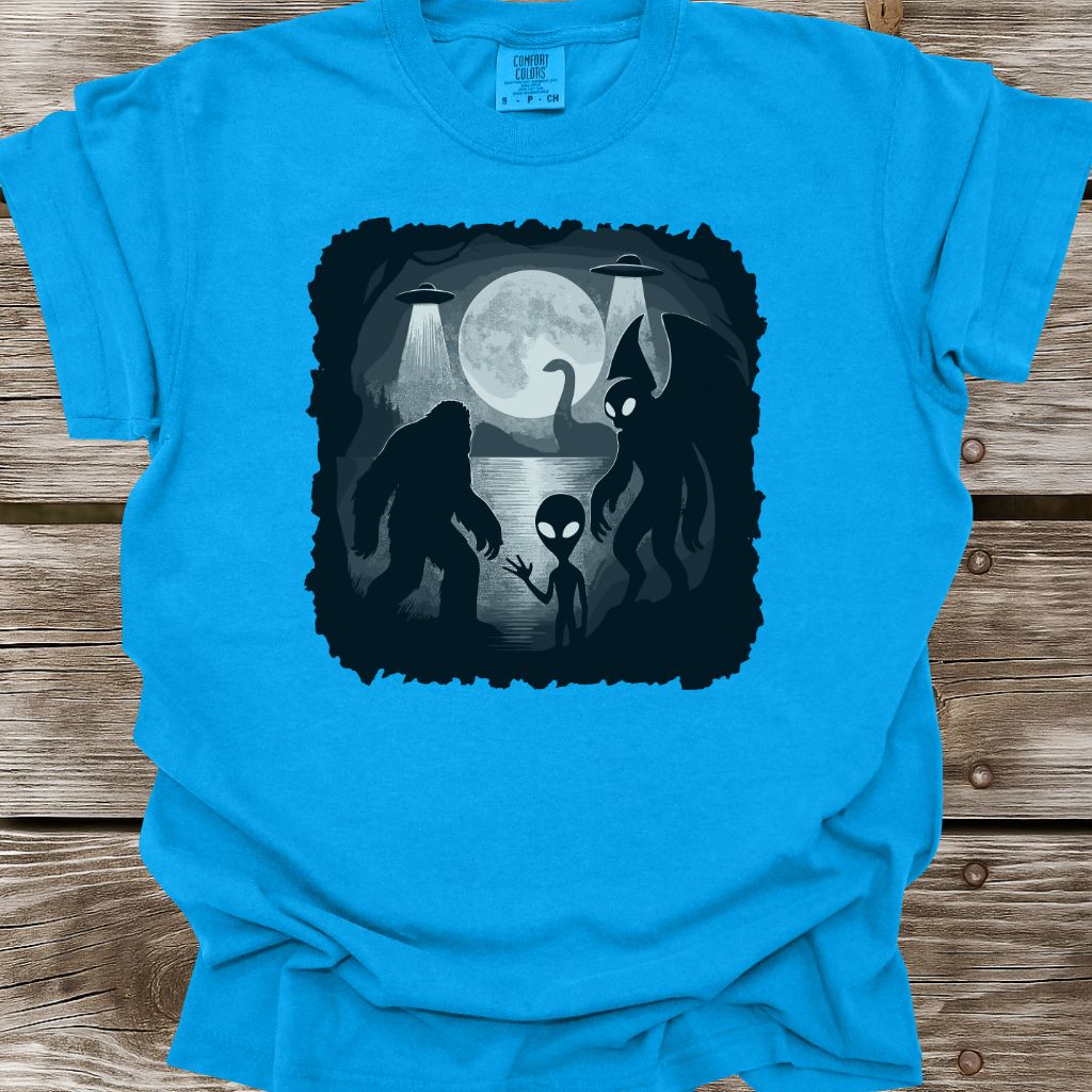 Cryptids in the Moonlight T-Shirt