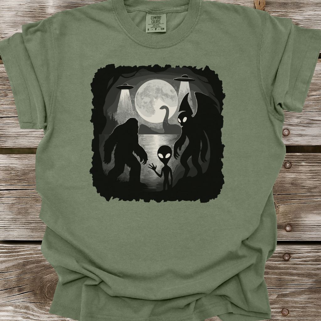 Cryptids in the Moonlight T-Shirt