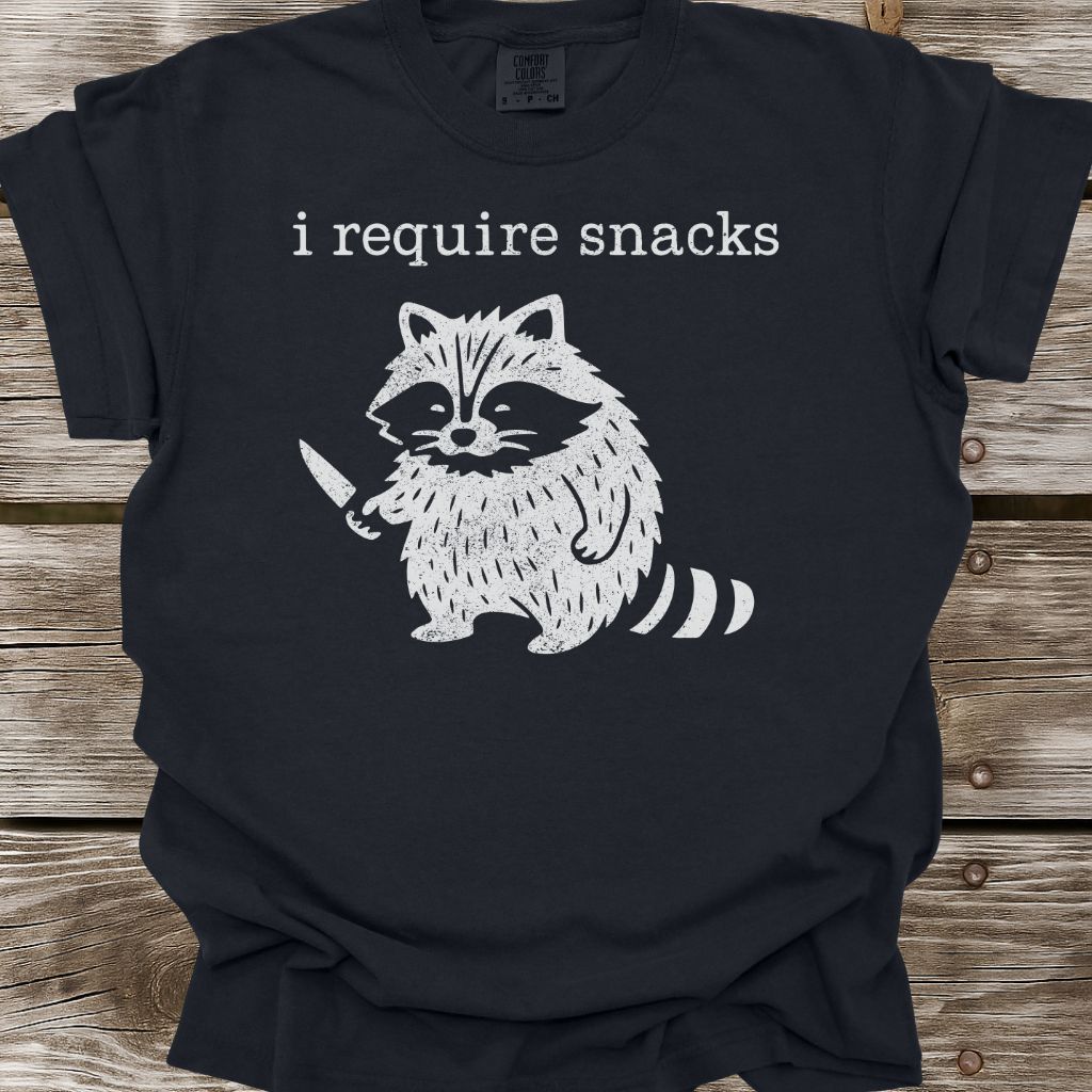 I Require Snacks T-Shirt