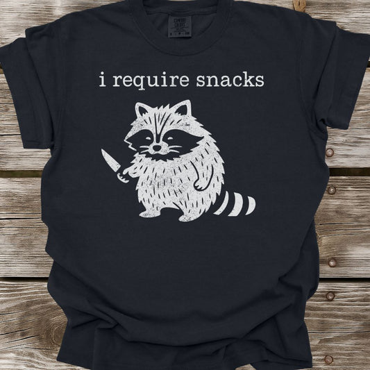 I Require Snacks T-Shirt