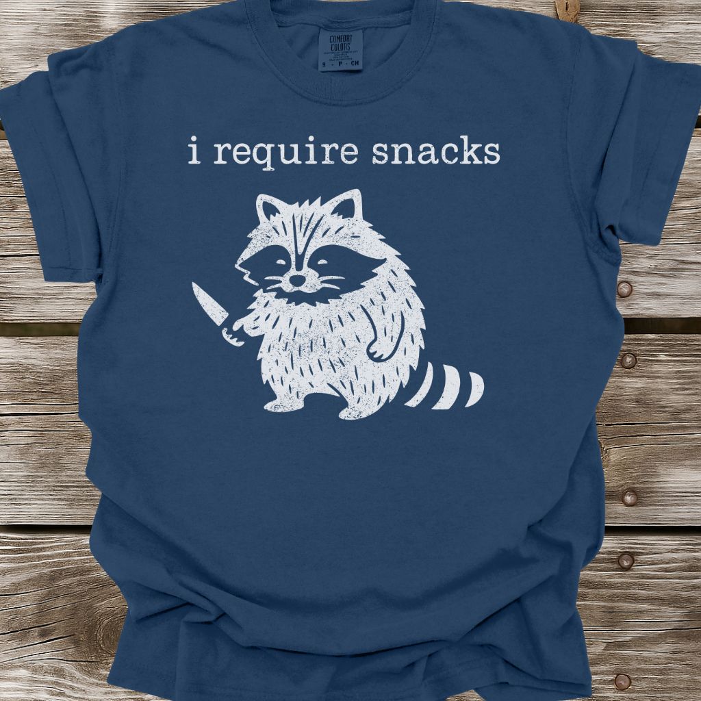 I Require Snacks T-Shirt