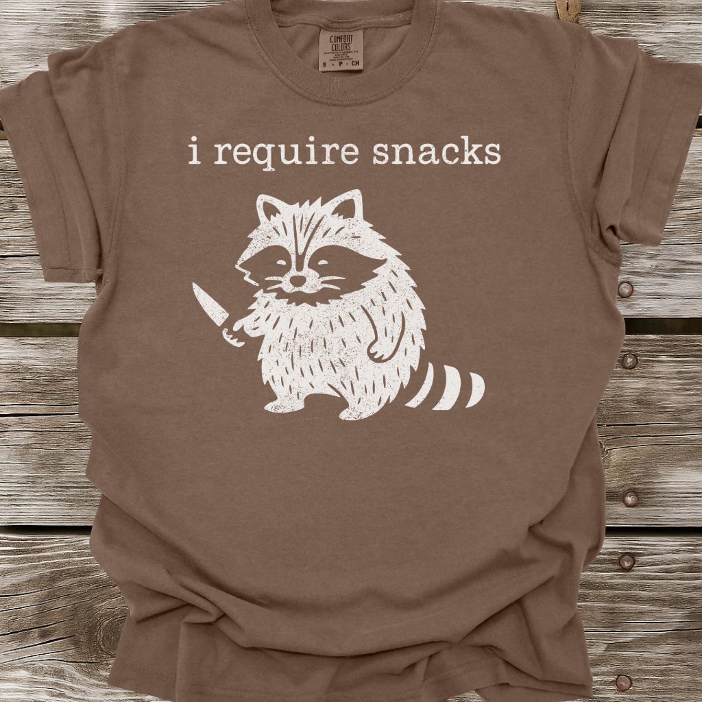 I Require Snacks T-Shirt