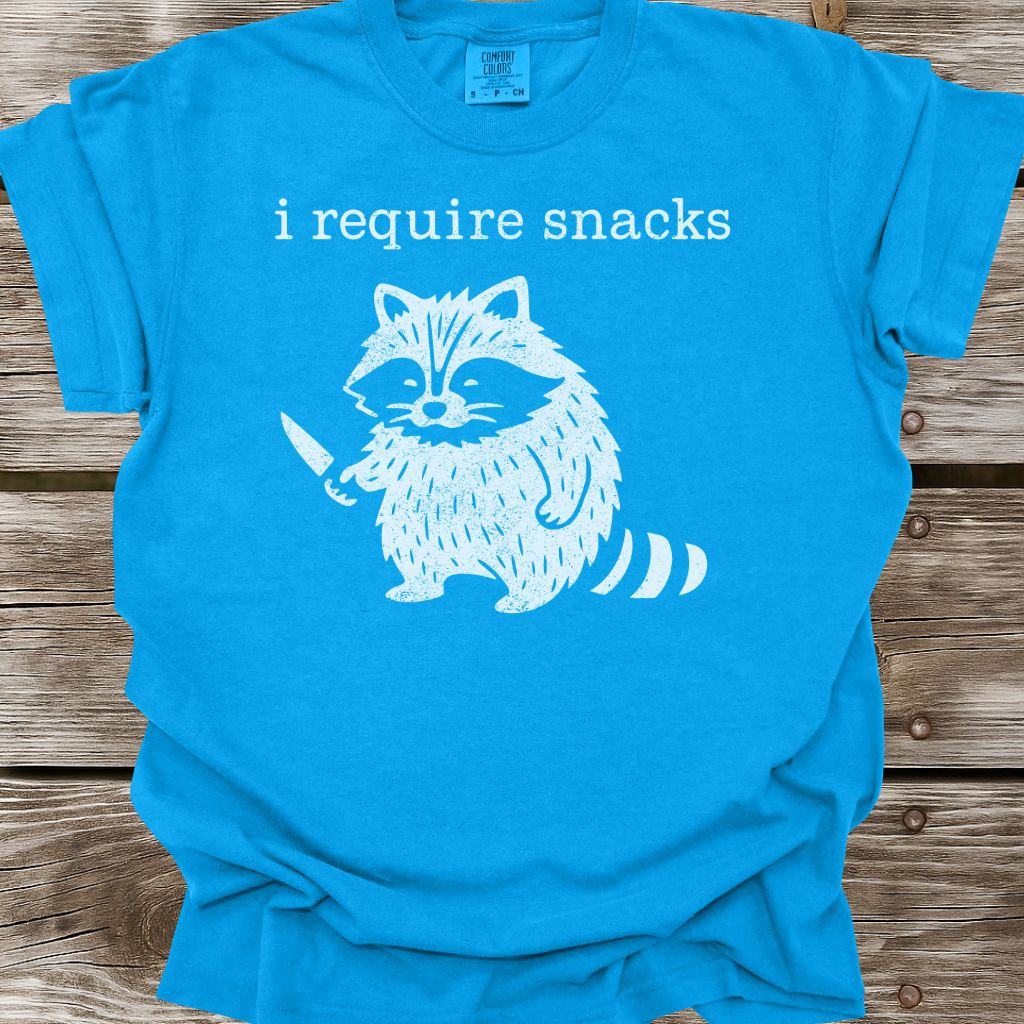 I Require Snacks T-Shirt