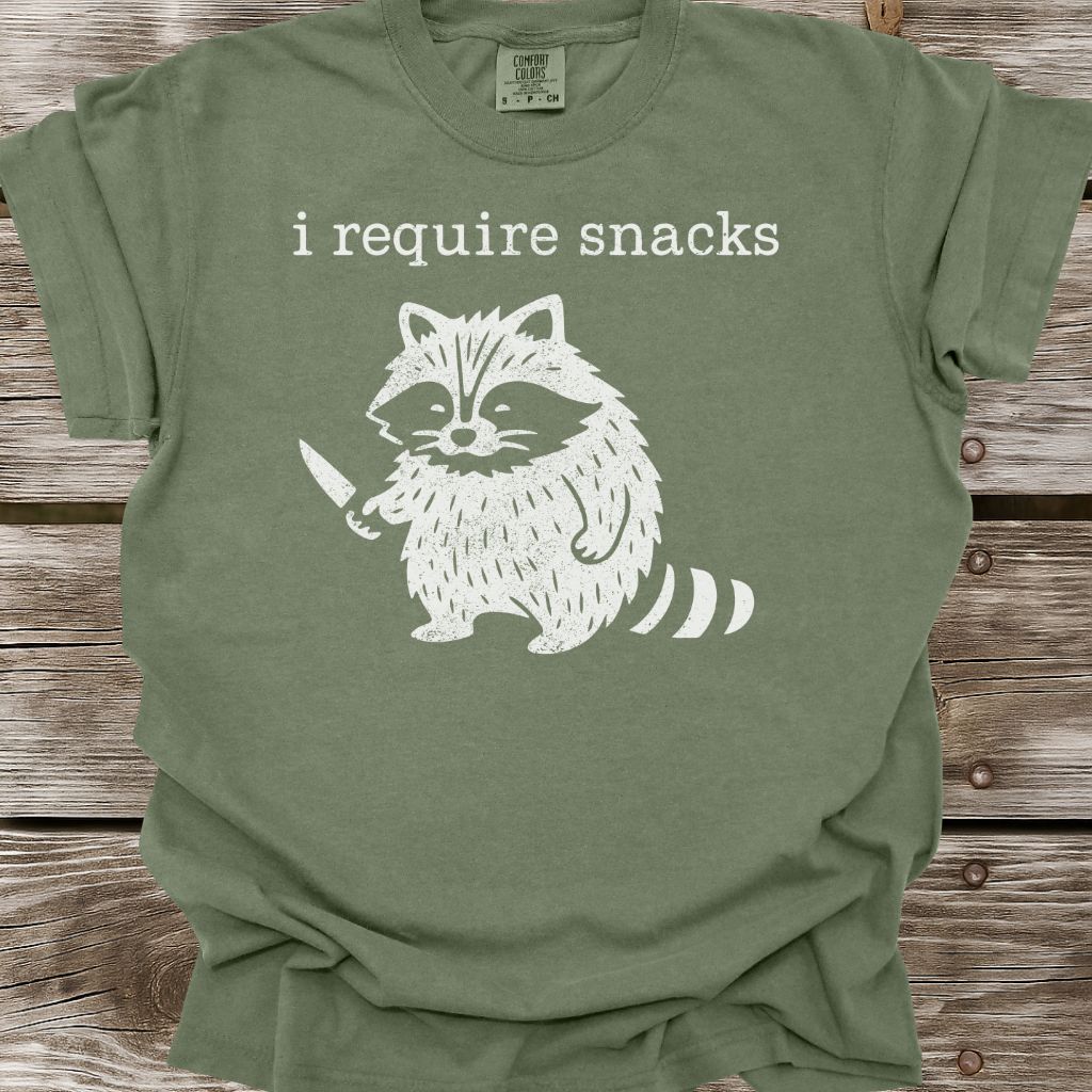 I Require Snacks T-Shirt
