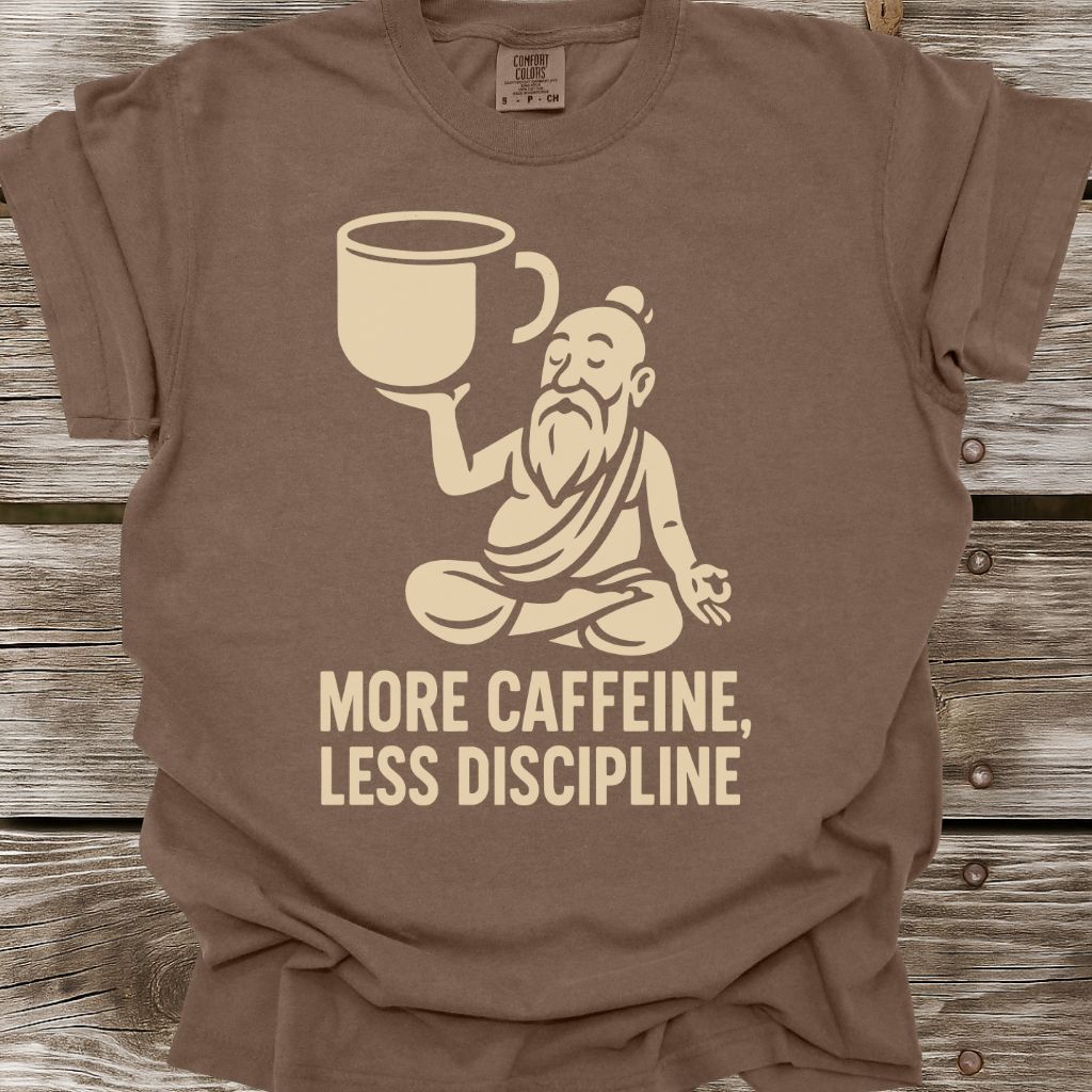 More Caffeine, Less Discipline T-Shirt