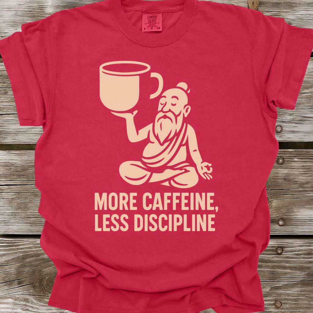 More Caffeine, Less Discipline T-Shirt