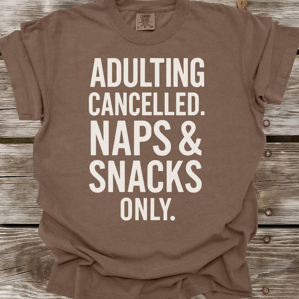 Adulting Cancelled T-Shirt