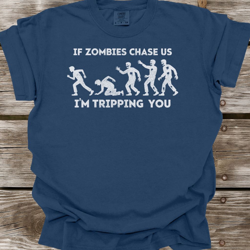 If Zombies Chase Us T-Shirt