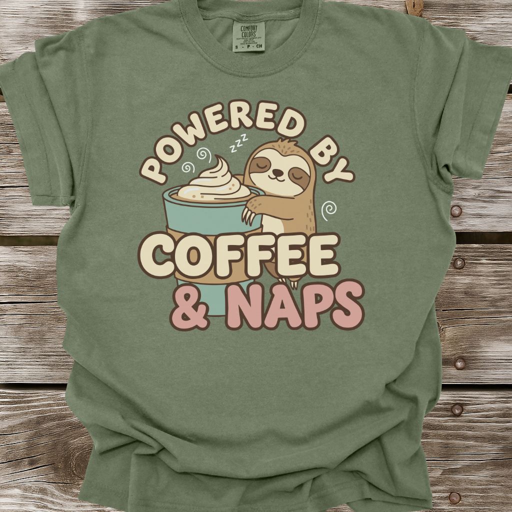 Powered By Coffee & Naps T-Shirt