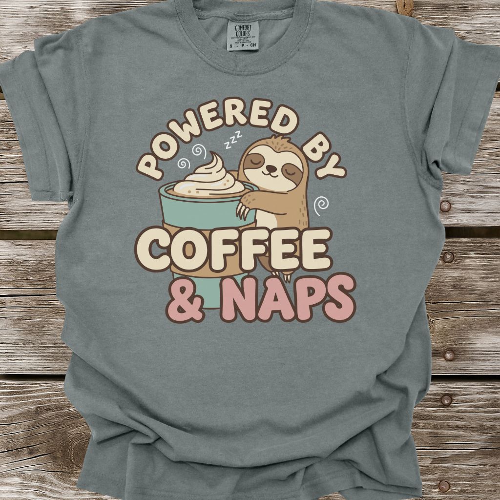 Powered By Coffee & Naps T-Shirt