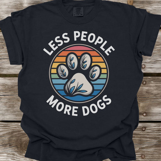 Less People More Dogs T-Shirt