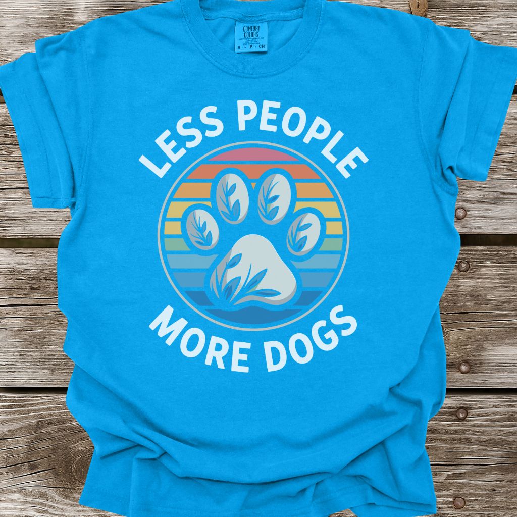 Less People More Dogs T-Shirt