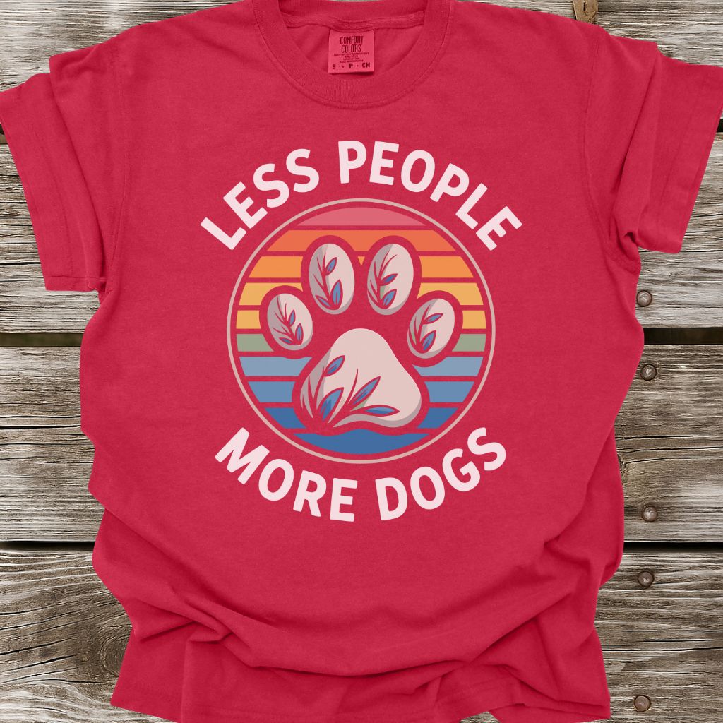 Less People More Dogs T-Shirt