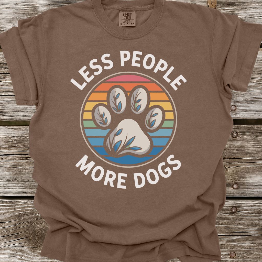 Less People More Dogs T-Shirt