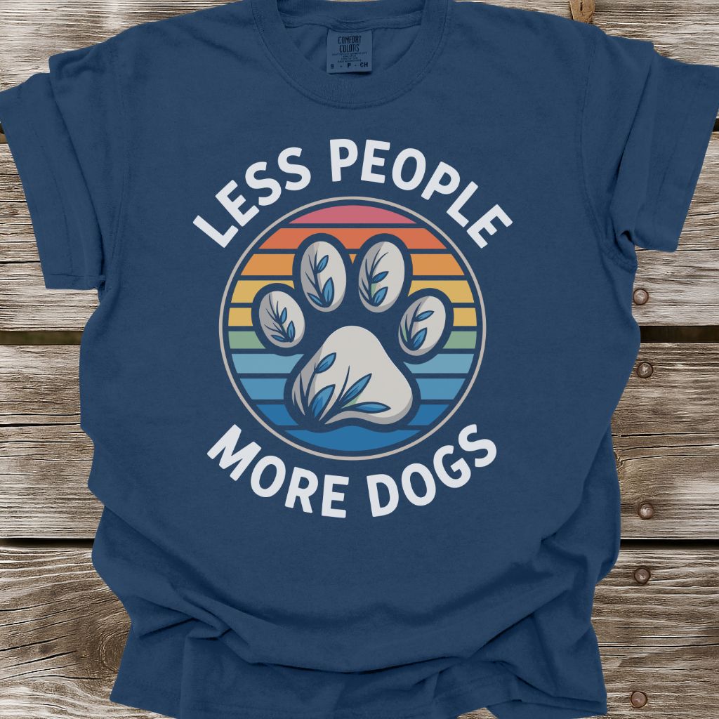 Less People More Dogs T-Shirt