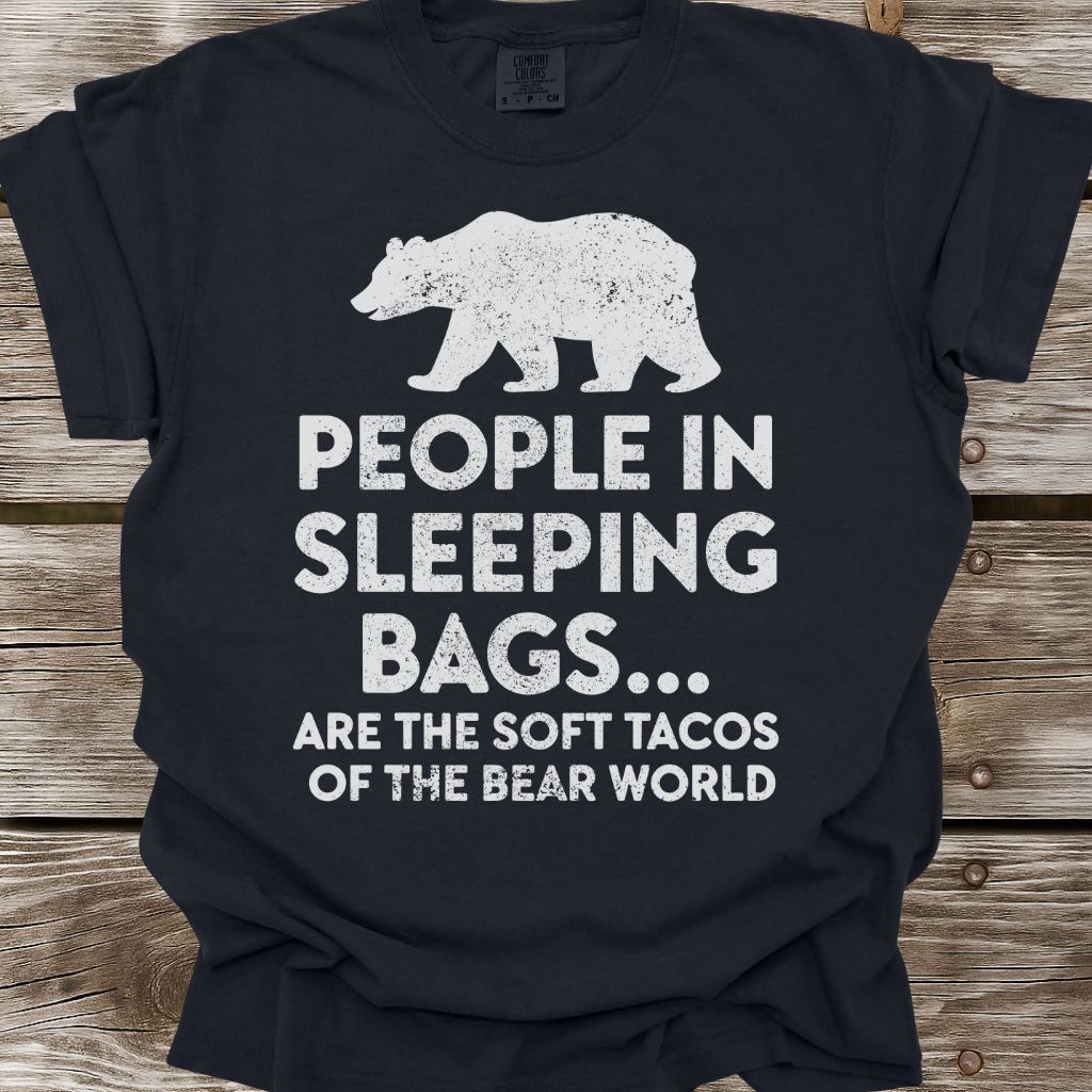 People in Sleeping Bags T-Shirt