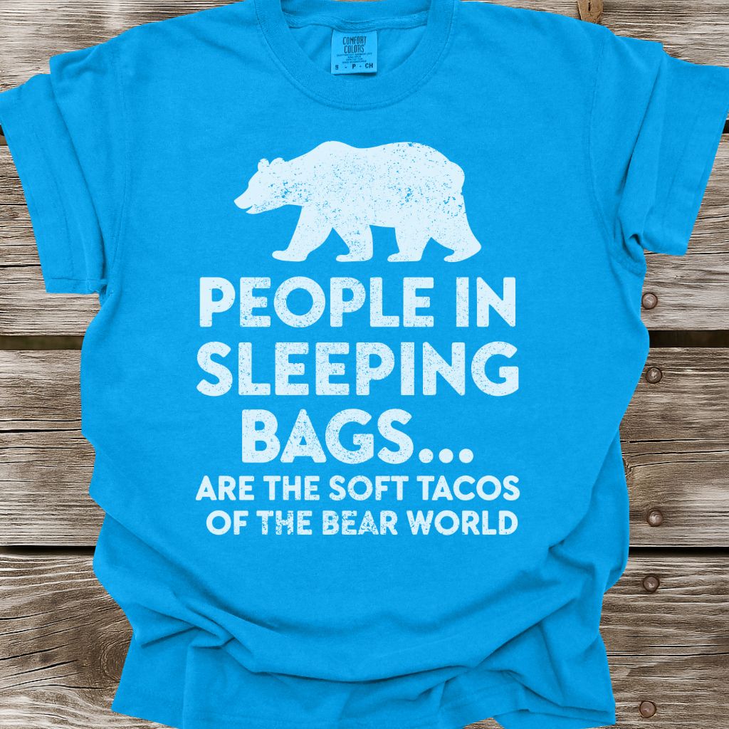 People in Sleeping Bags T-Shirt