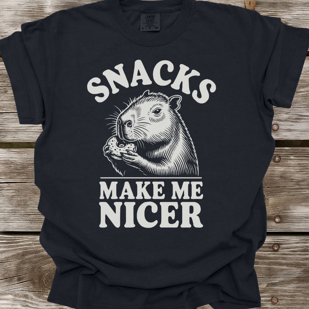 Snacks Make Me Nicer T-Shirt