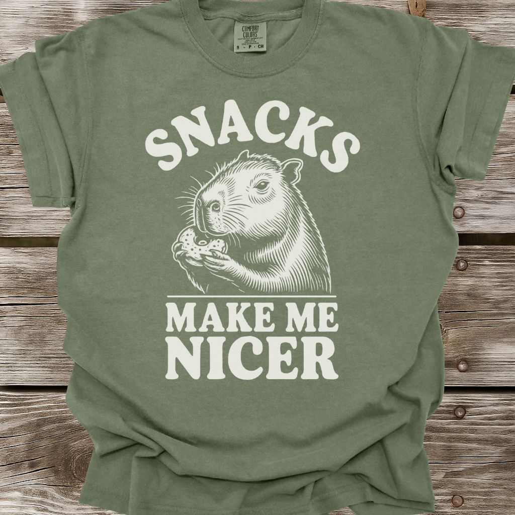 Snacks Make Me Nicer T-Shirt