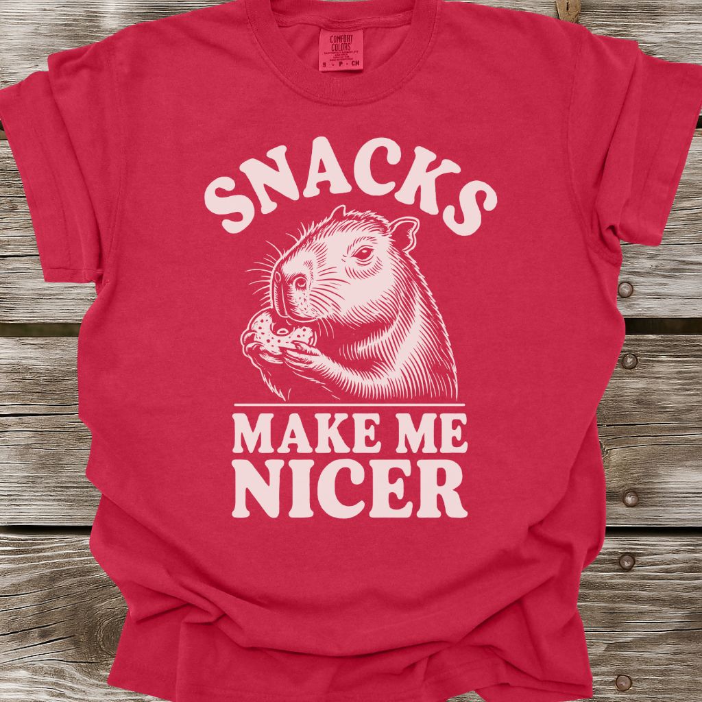 Snacks Make Me Nicer T-Shirt