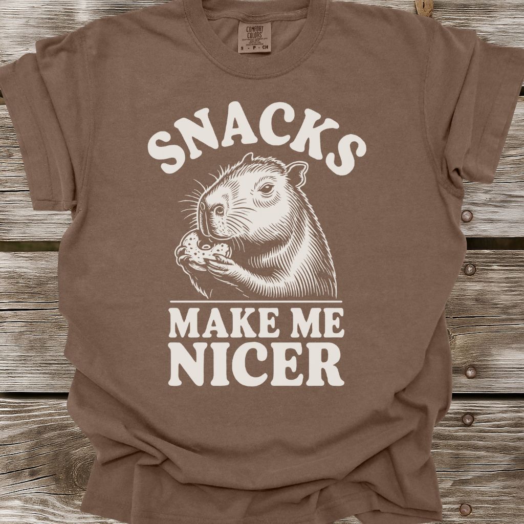 Snacks Make Me Nicer T-Shirt