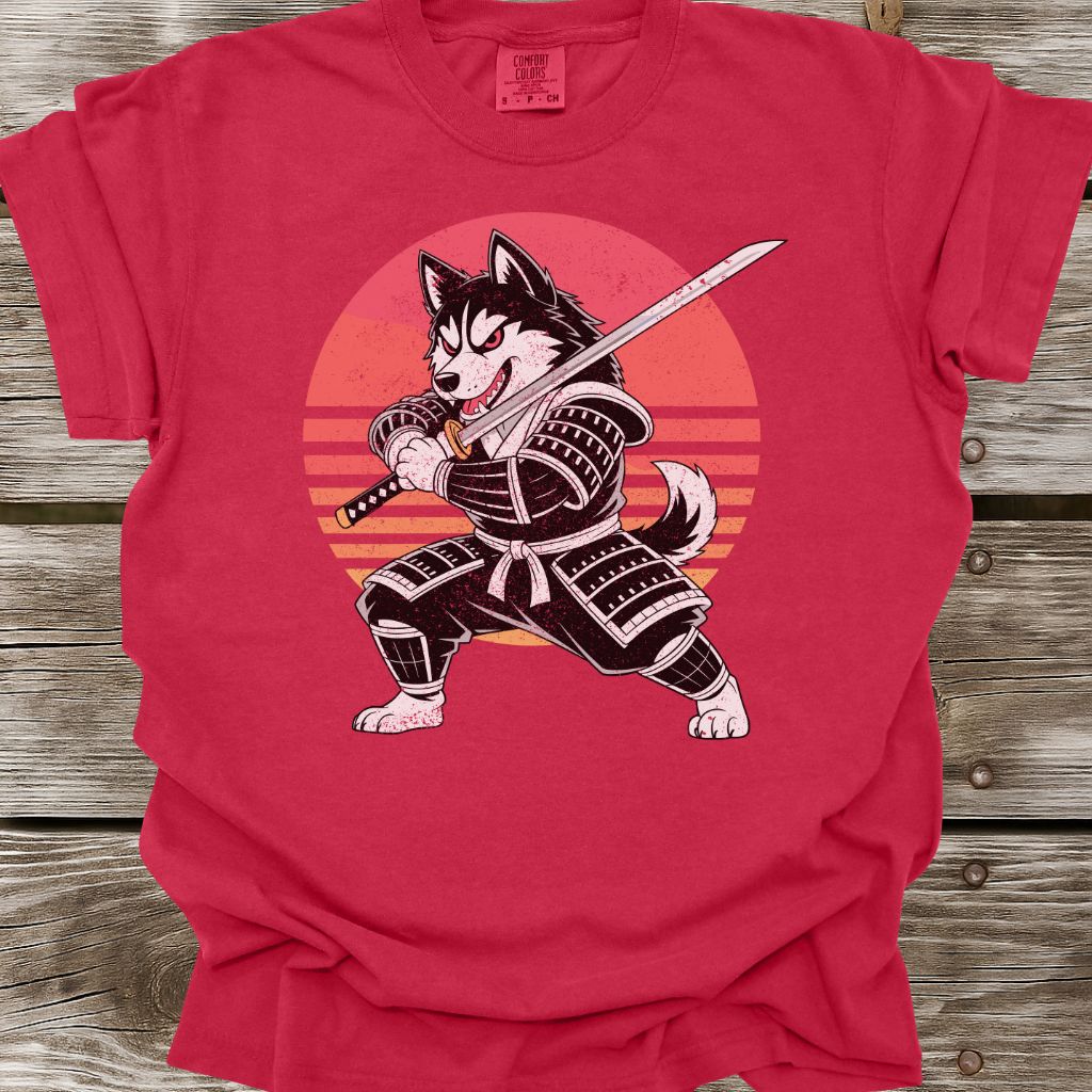 Samurai Husky T-Shirt