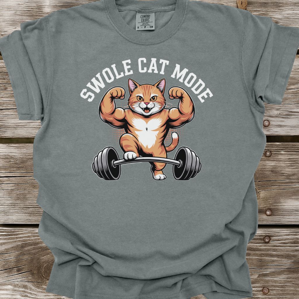 Swole Cat Mode T-Shirt
