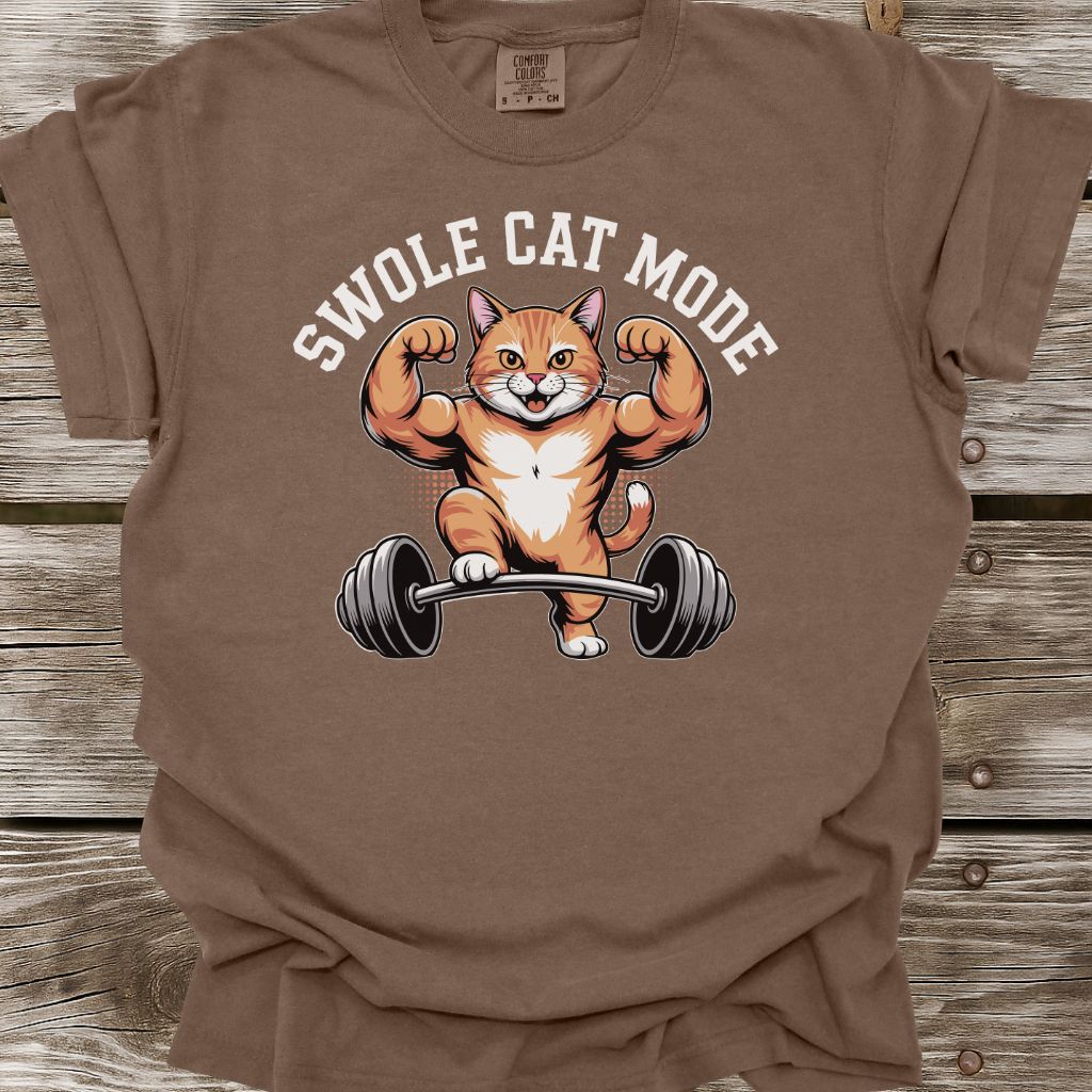Swole Cat Mode T-Shirt