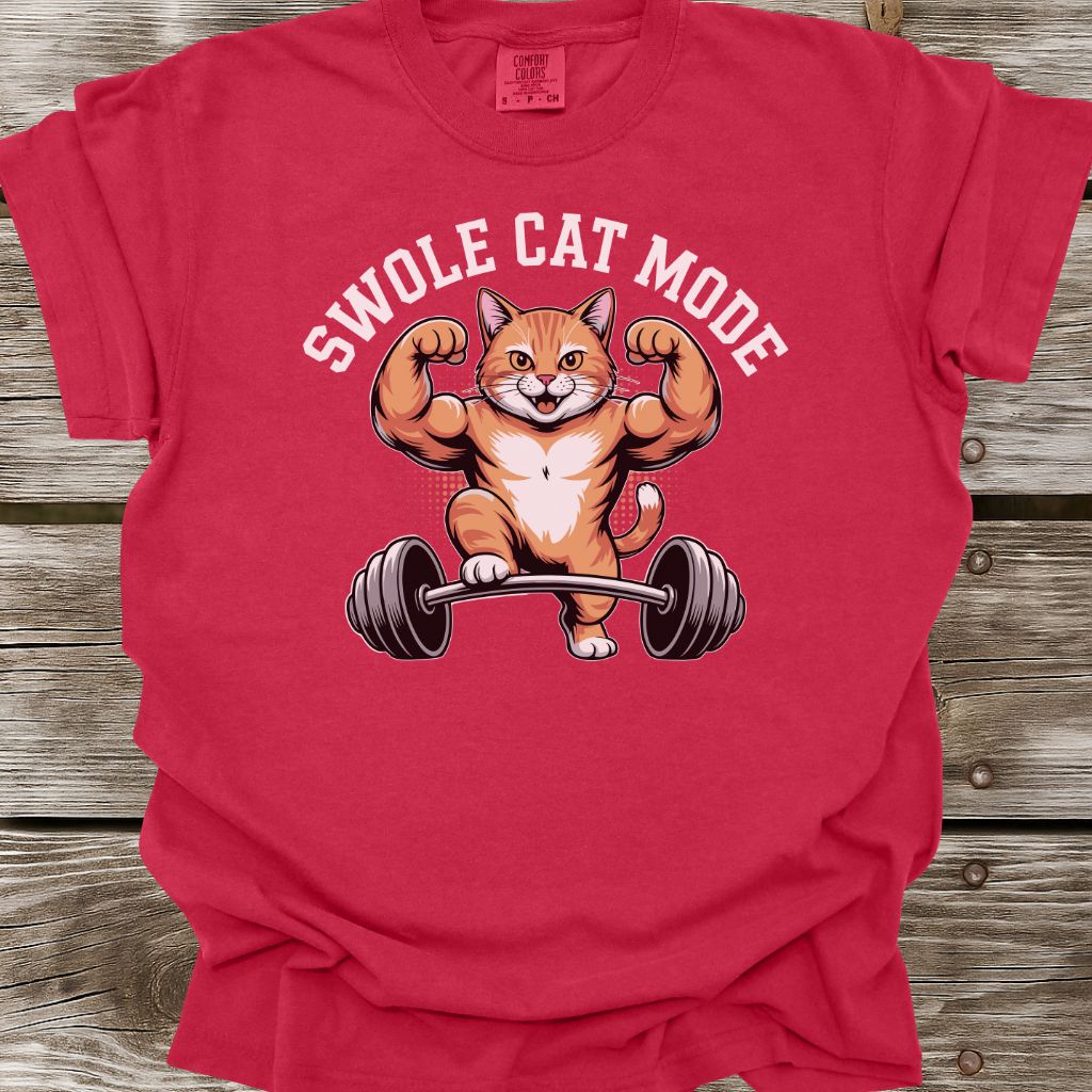 Swole Cat Mode T-Shirt