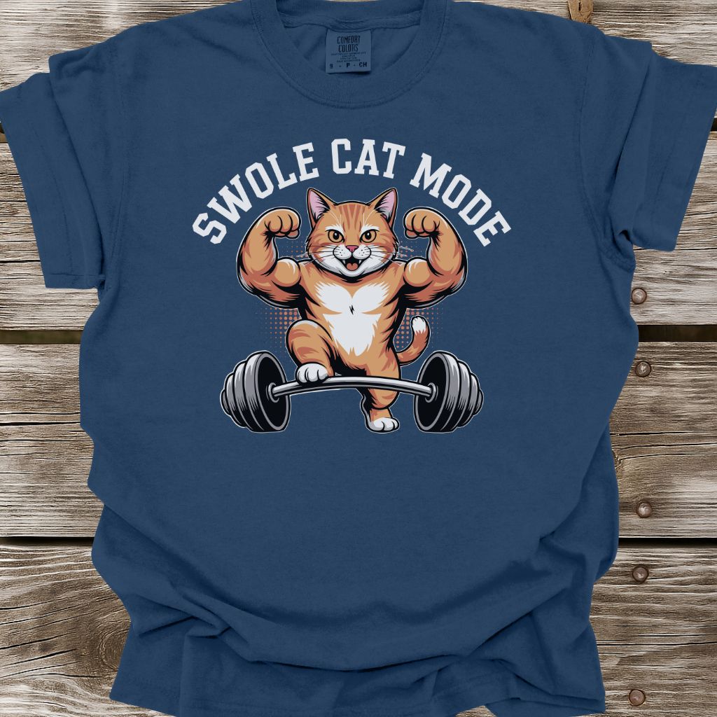 Swole Cat Mode T-Shirt