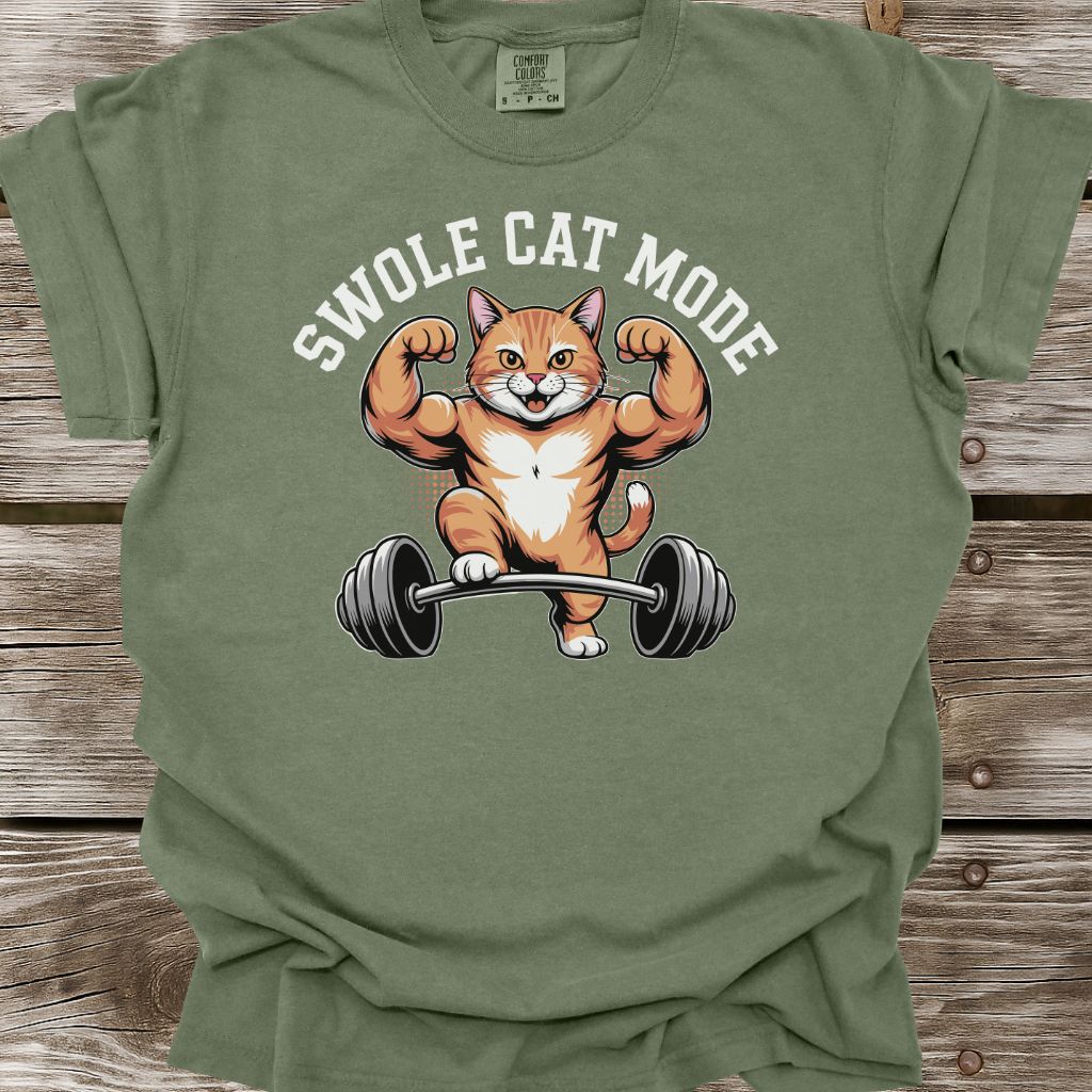 Swole Cat Mode T-Shirt
