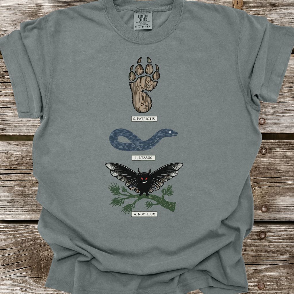 Cryptid Field Guide T-Shirt