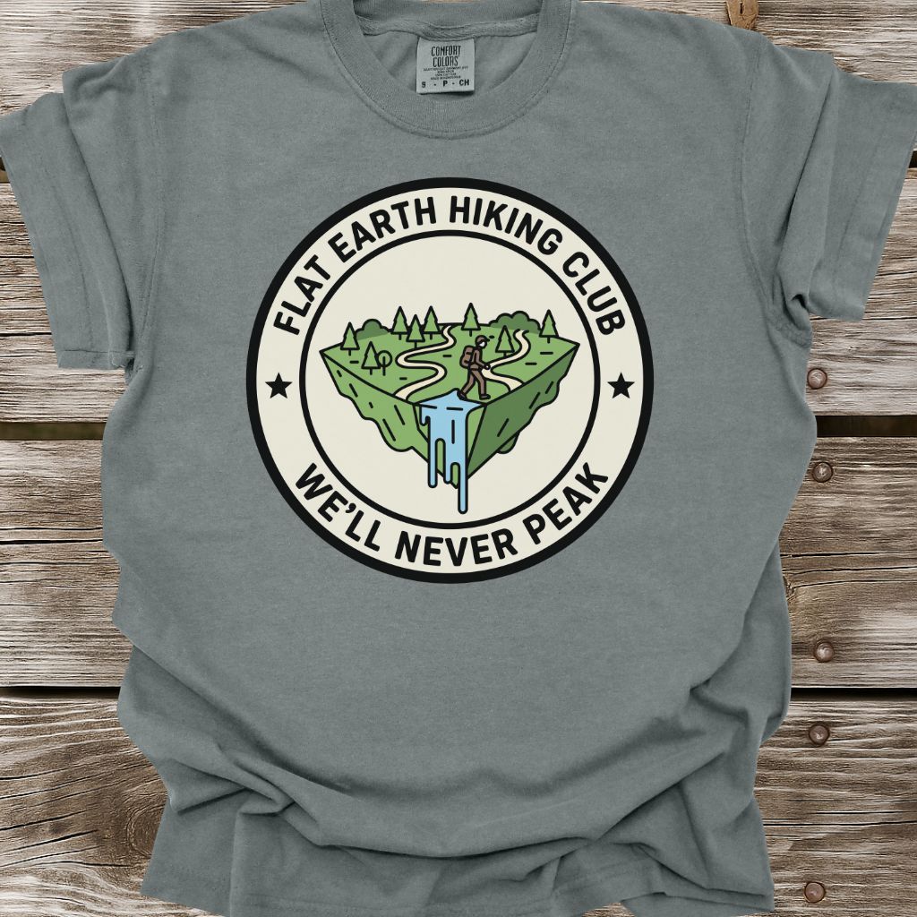 Flat Earth Hiking Club T-Shirt