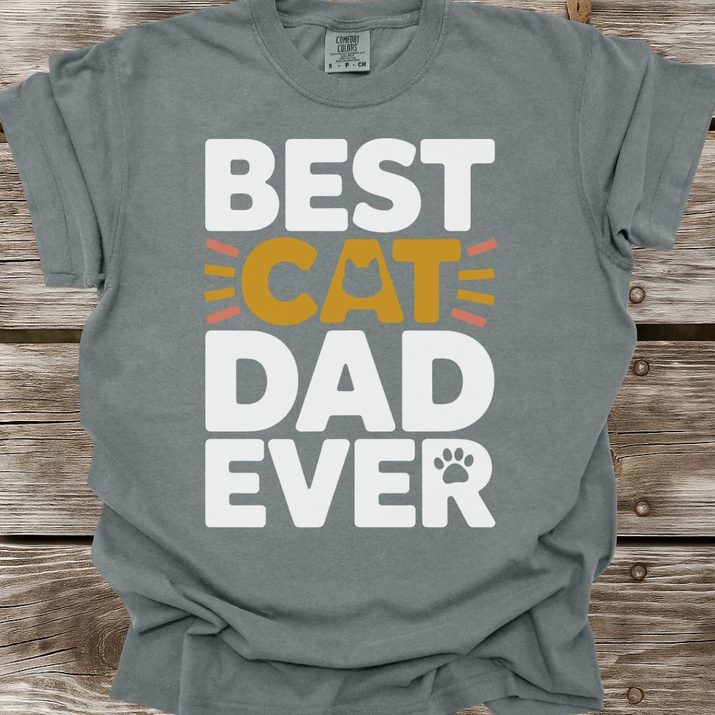 Best Cat Dad Ever T-Shirt