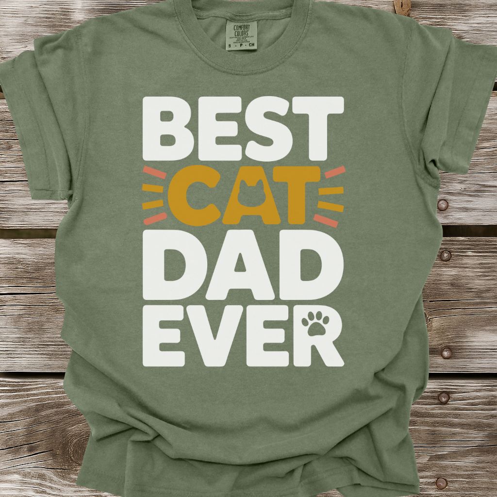 Best Cat Dad Ever T-Shirt
