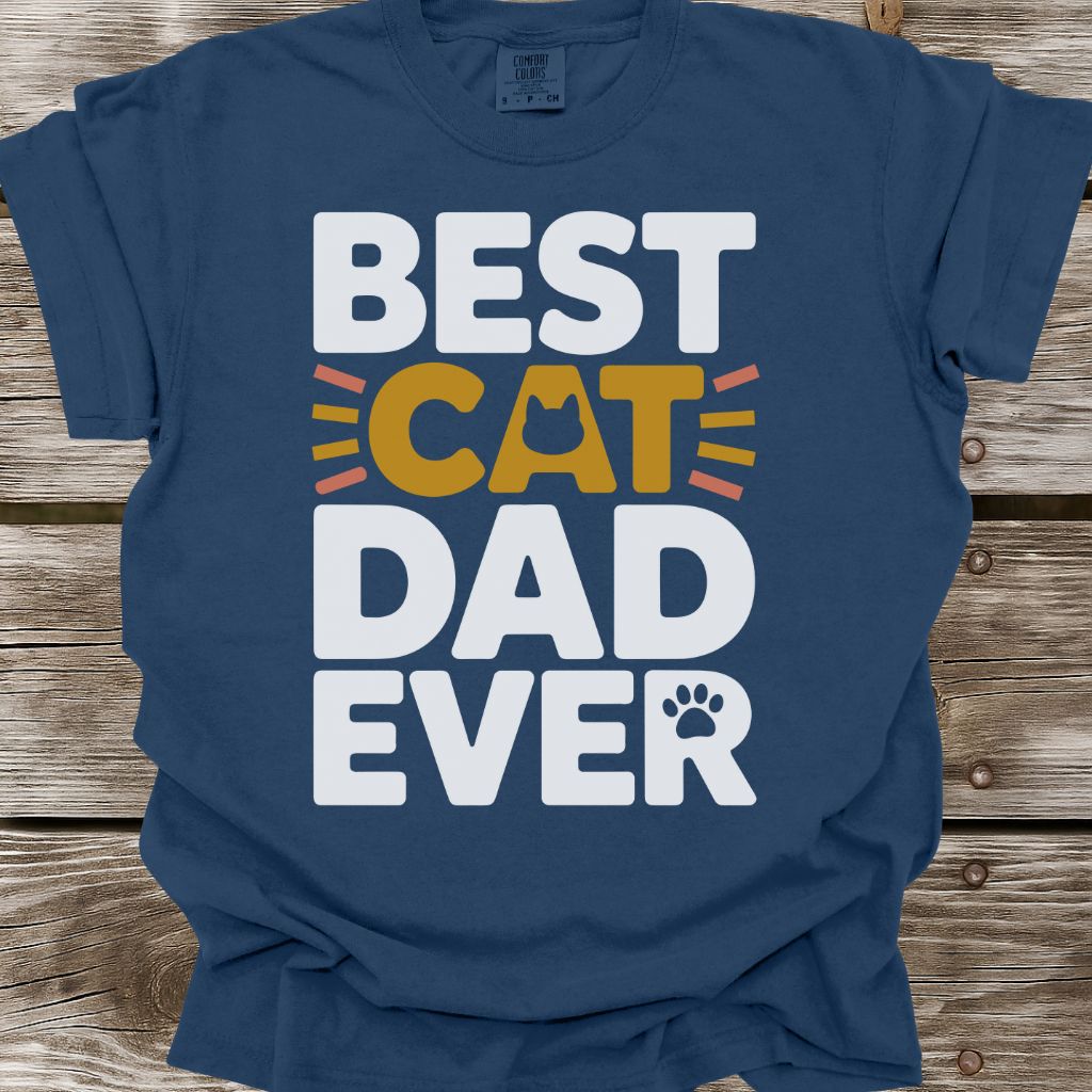 Best Cat Dad Ever T-Shirt